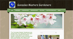 Desktop Screenshot of gonzalesmastergardeners.org